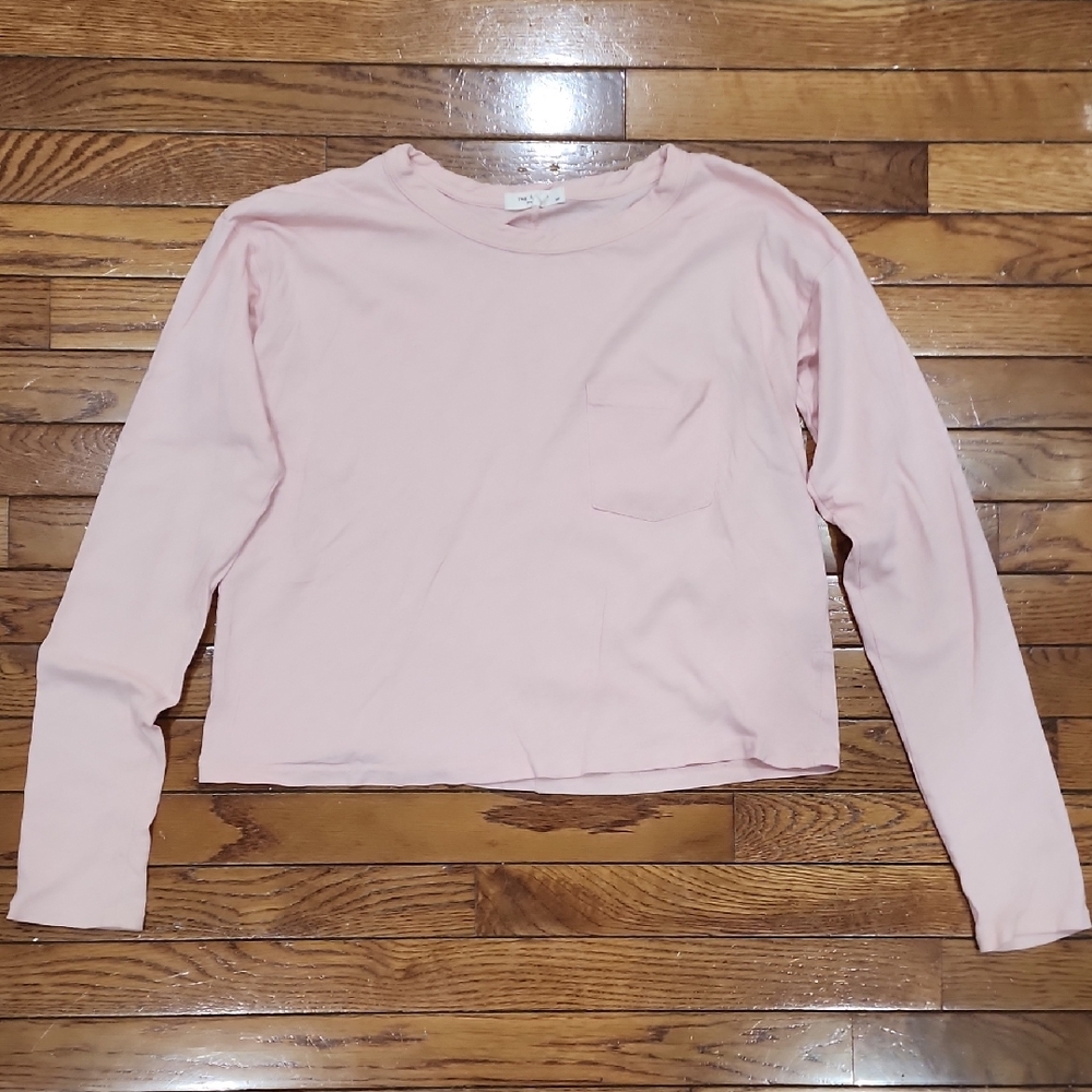 rag & bone Pink Long Sleeve Tee